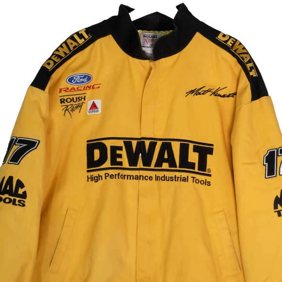 DeWALT Roush Racing Matt Kenseth Race Jacket Chase NASCAR Yellow Size XL - Picture 3 of 11